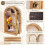 Shadow Box Frame 10x16 Large Shadow Boxes Display Cases with Linen Back and Removable Shelves, Picture Frame Wedding 6