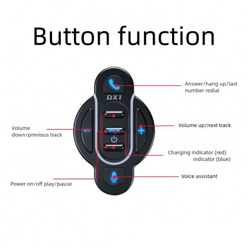 Motorcycle Handle Mounted Bluetooth-compatible Controller 1