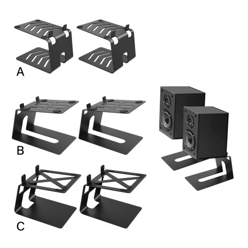 Desktop Speaker Stand Reinforced Metal Structure AntiShock-D 2