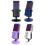 Gamer USB Condenser Microphone Led Lighting Effect-dark blue 3