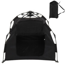 Recinto multifuncional para animais de estimação com abrigo portátil, leve e dobrável, ideal para gatos, cães e outros animais de pequeno porte.