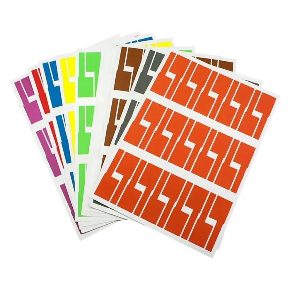 Cable Labels 150/300 Pcs Pack Colorful Selfadhesive Waterproof Identification Tags For Wires And Cables Mix 300 Pcs 9339159443422