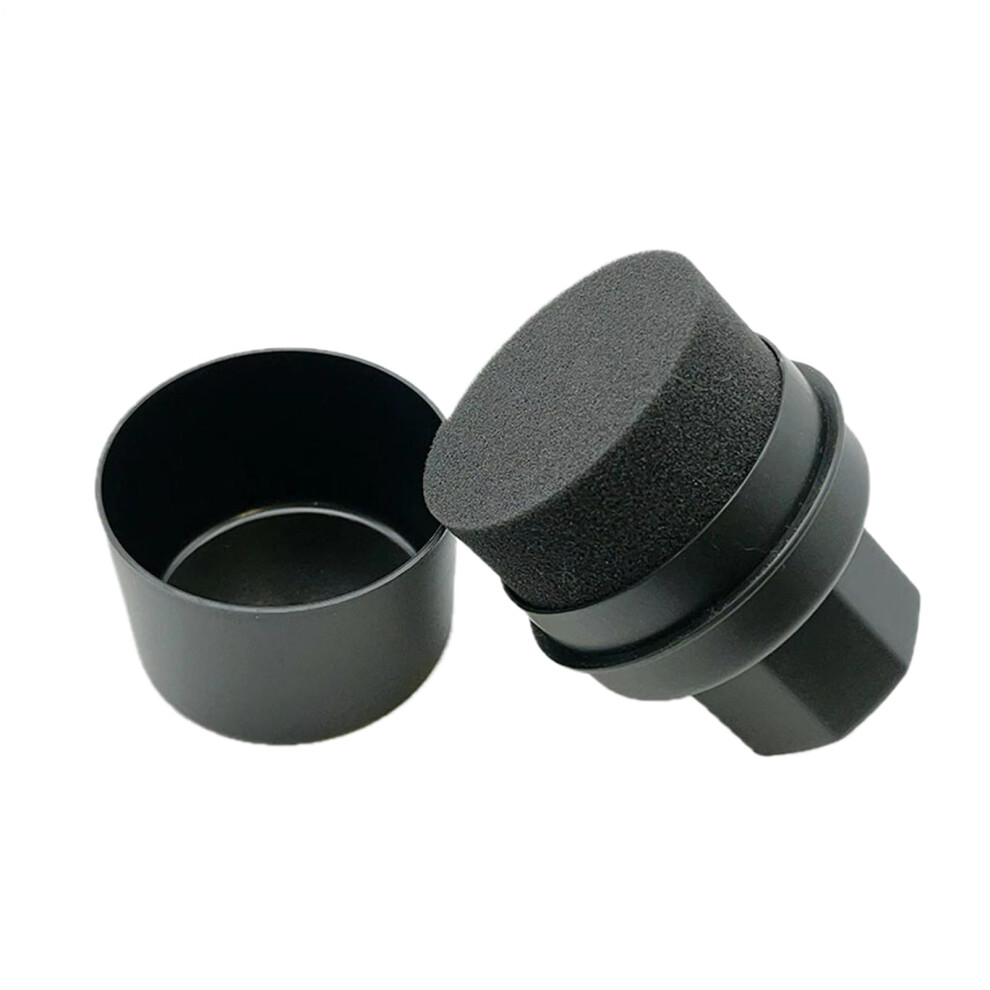 Car Tire Brush Detailing Sponge Applicator 4.72X3.35in Nonscratch Design Ergonomic Grip Sedan, Suv Black 9339159443613