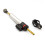 Motorcycle Stabilizer Adjustable Steering Damper Bracket Kit Universal Silver for ZX10R 2004 2005 1