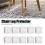 10PCS Stuhl Bein Boden Protector Büro Tisch Bein 14
