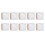 10PCS Stuhl Bein Boden Protector Büro Tisch Bein 4