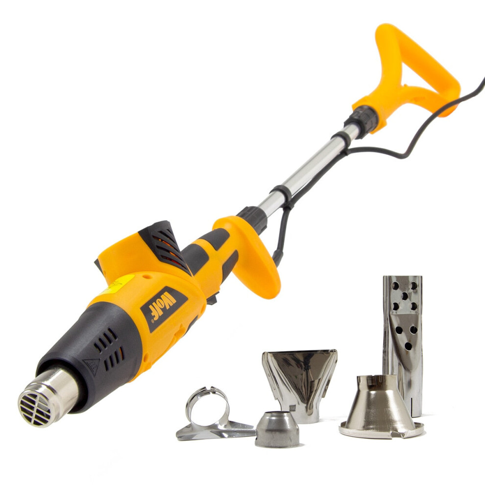 Wolf® Electric 3-In-1 Weed Burner Heat Gun & Bbq Lighter Wolf 2000W Garden Tool