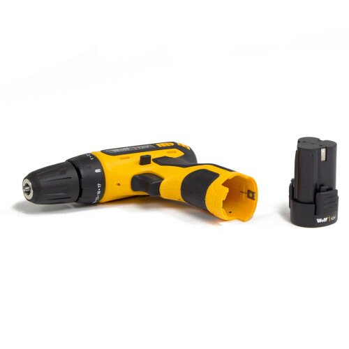 12v Drill Driver Wolf Cordless with Battery & Charger 1