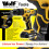 20v Combi Drill Driver Wolf Cordless with Battery & Charger 2