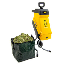 Electric Shredder Wolf Garden Silent Quiet Cutter 2500w with 45L Collection Bag