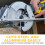 Circular Plunge Saw Wolf 120mm Multi Purpose Compact 9