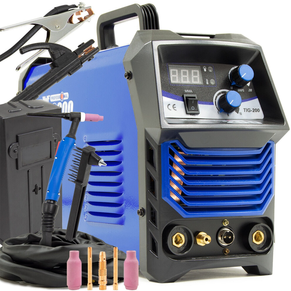 Tig Dc Mma Welder Wolf Professional Tig 200 Combined 5056109059345