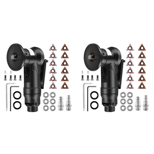 2X Pneumatic Chamfering Tool, 45 Degree Metal Debu