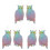6PCS Owl Bird Repellent Deterrent Hanging Device E 1