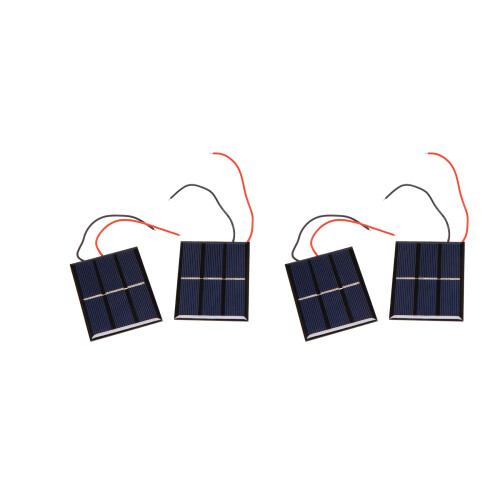 4 Pcs 1.5V 400MA 80X60mm Micro-Mini Power Solar Ce 1