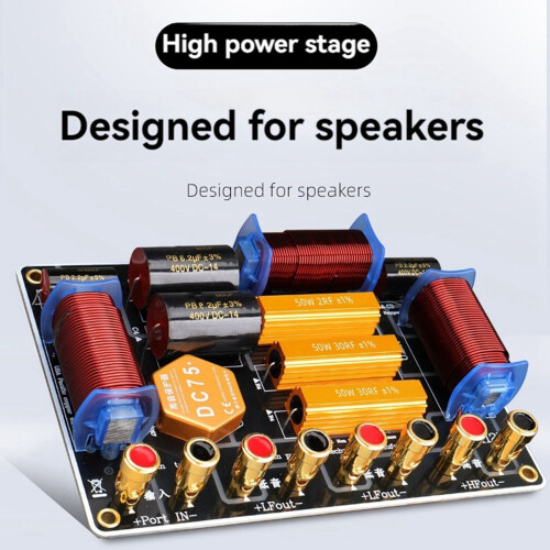 2X Speaker Crossover 1300W High Power Two Frequenc 2
