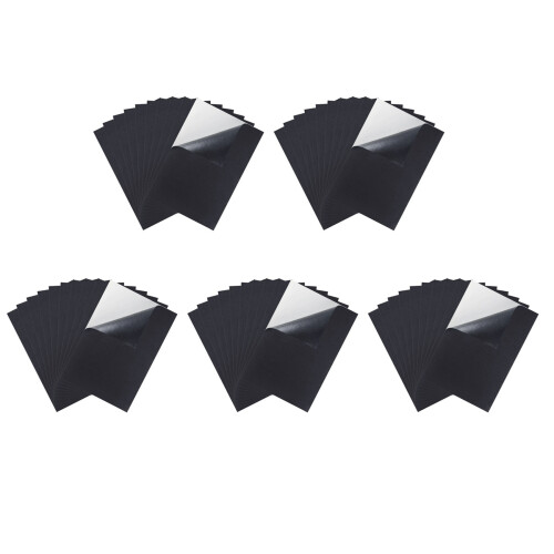 Black Adhesive Back Felt Sheets Fabric Sticky Self 1
