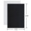 Black Adhesive Back Felt Sheets Fabric Sticky Self 5