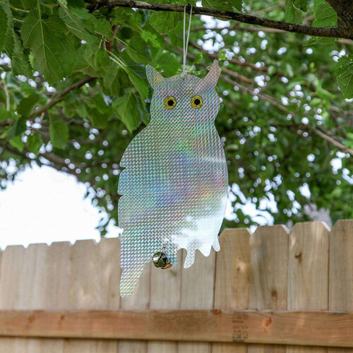 6PCS Owl Bird Repellent Deterrent Hanging Device E 2