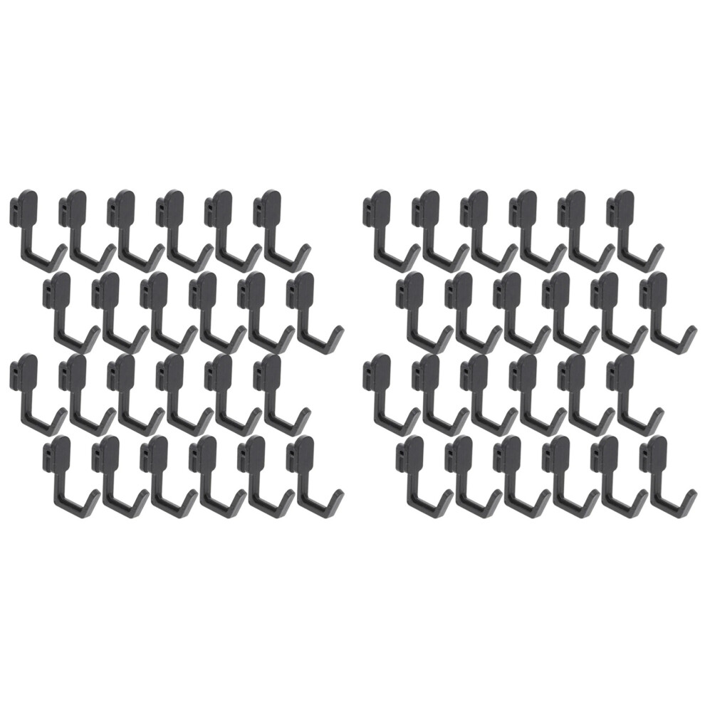 48Pcs Pegboard Hooks J Shape Hook Peg Board Tool O 4854078422730