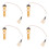 4X Sensor RPM Sender M16 for Non-Logo Tachometer 1