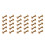 30x Arc Solid Brass Button Stud Screw Nail Back Le 2