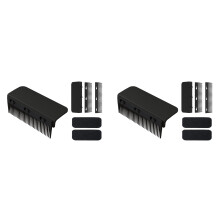 2X Flat Iron Comb Attachment Clip on, Grip for Iro