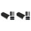 2X Flat Iron Comb Attachment Clip on, Grip for Iro 1