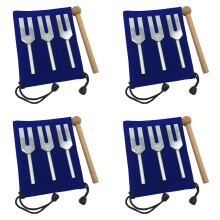 12x Tuning Forks Set 4096 Hz 4160 4225 Fork with W