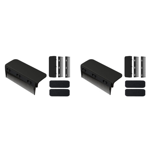 2X Flat Iron Comb Attachment Clip on, Grip for Iro 1