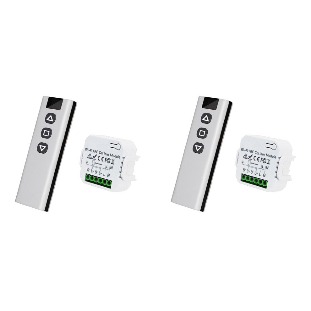 2X Tuya Wifi Smart Curtain Switch App Timing Motor 4854078420040