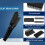 2X Flat Iron Comb Attachment Clip on, Grip for Iro 4