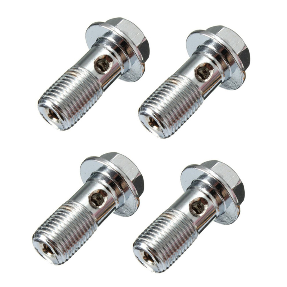 4X Stainless Brake Banjo Bolt M10 X 1.0Mm Caliper 4852707562819
