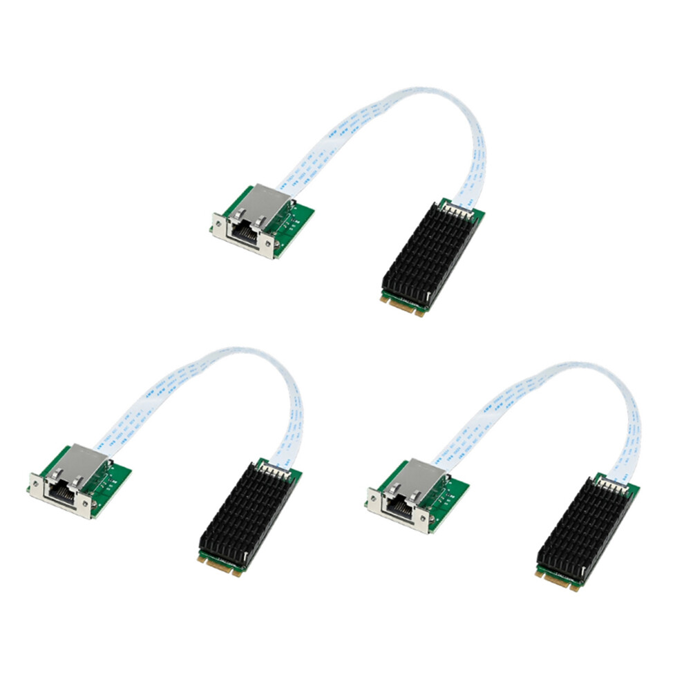 Photos - Laptop Part 3X M.2 B+M Single-Port 10GbE Network Card RJ45 Eth