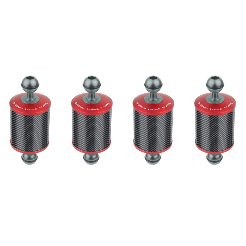 4X Dia 60Mm Carbon Fiber Float Buoyancy Aquatic Ar 4854078424000