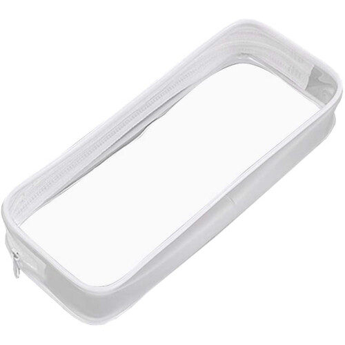 24 Pcs Clear Pencil Case Big Capacity Transparent 2