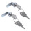2X Cam Lock Desk Drawer 16MM + 2 Keys for Cupboard 1