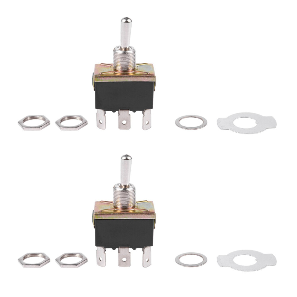 2X Ac 250V/10A 125V/15A Dpdt 3 Position On/Off/On 4852707562154