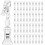 100 Pcs Double Sided Sign Clips Display Mini Clip 2