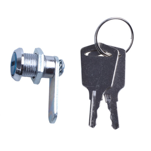 2X Cam Lock Desk Drawer 16MM + 2 Keys for Cupboard 2