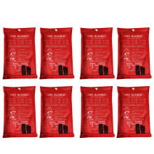 8PCS Emergency Fire Blanket, Suppression Blanket f