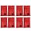 8PCS Emergency Fire Blanket, Suppression Blanket f 1