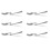 6X Cute Curved Spoon Teaspoon Condiment Drink Hang 1