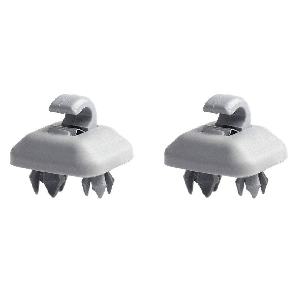 2Pcs Car Sun Visor Retainer Hook 8U0857562a Clips 4854078424390