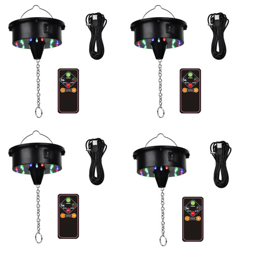 4X Rotating Disco Ball Motor Lights with Remote,18
