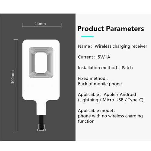 2X Wireless Charging Receiver Universal Fast Charg 2