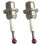 2X 3D Sensor 80.362.00 Touch Probe Stylus M3 4mm R 2