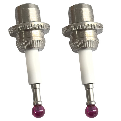 2X 3D Sensor 80.362.00 Touch Probe Stylus M3 4mm R 1
