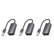 3X 2500Mbps USB C Ethernet to RJ45 2.5G Wired Adap
