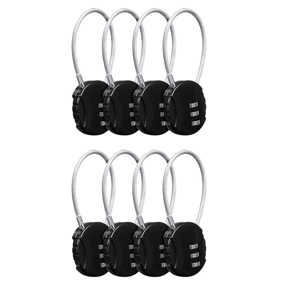 Photos - Door Lock 8 Pieces Combination Lock 3 Digit Outdoor Waterpro
